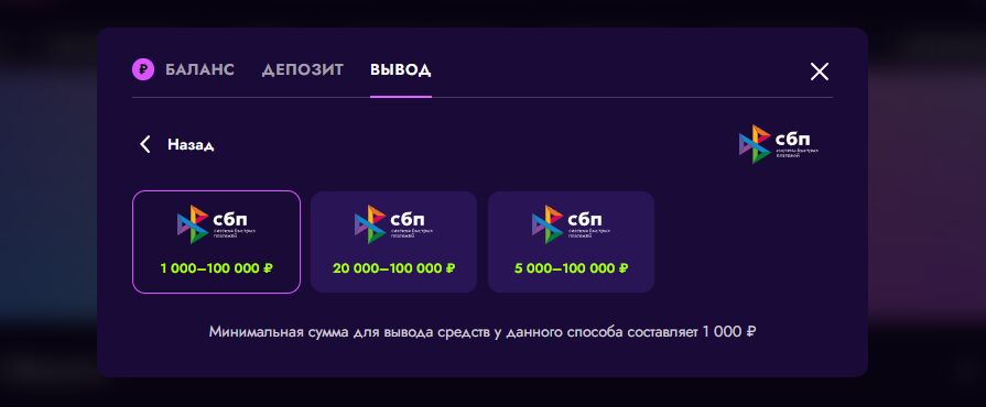 Вывод на банковскую карту Irwin