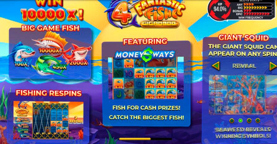 демо 4 Fantastic Fish Gigablox
