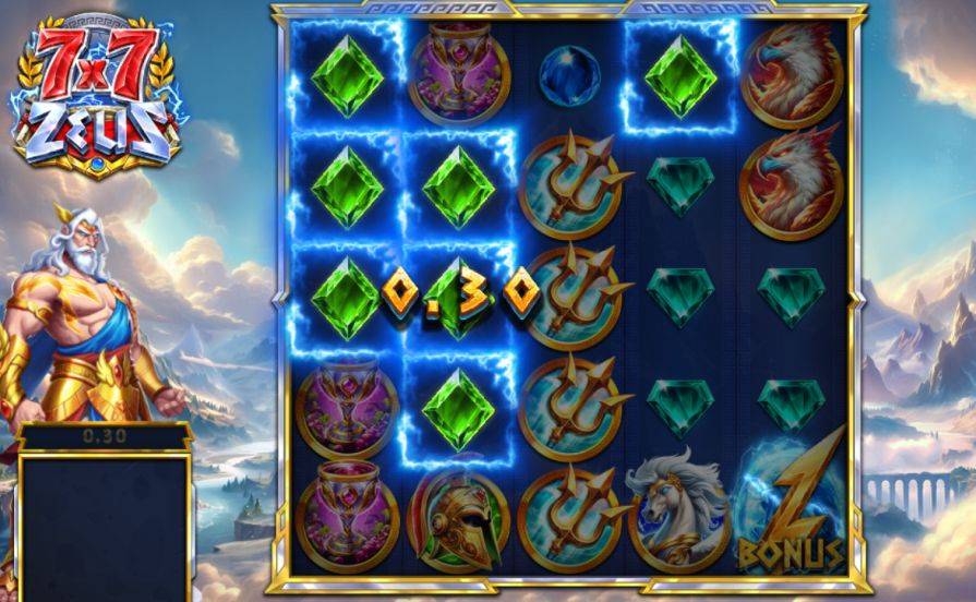 Дизайн игры 7x7 Zeus