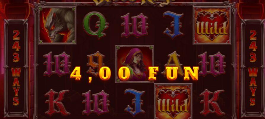 Бонусная игра в слоте Blood Rage