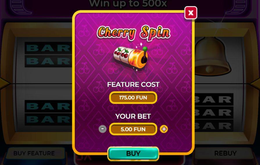 Бонусная игра в слоте Cherry Cherry