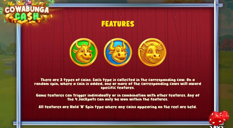 Бонусная игра в слоте Cowabunga Cash