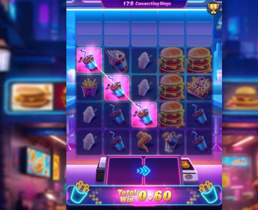 Дизайн игры Diner Frenzy Spins