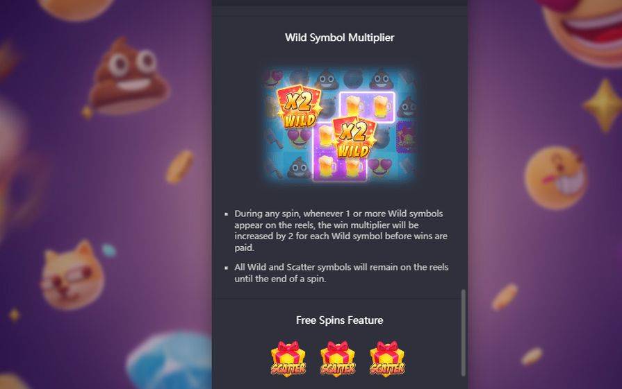Бонусная игра в слоте Emoji Riches