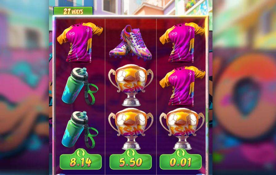 Дизайн игры Futebol Fever