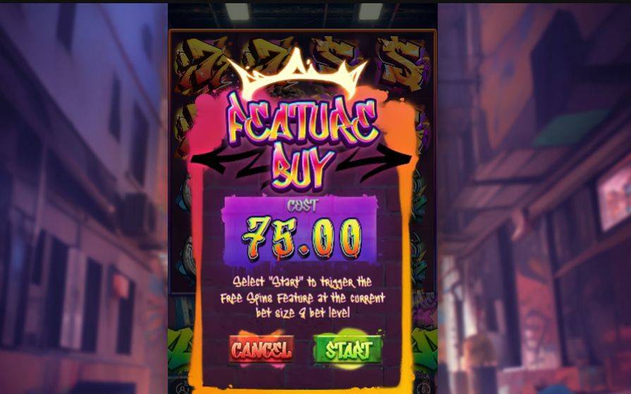 Бонусная игра в слоте Graffiti Rush