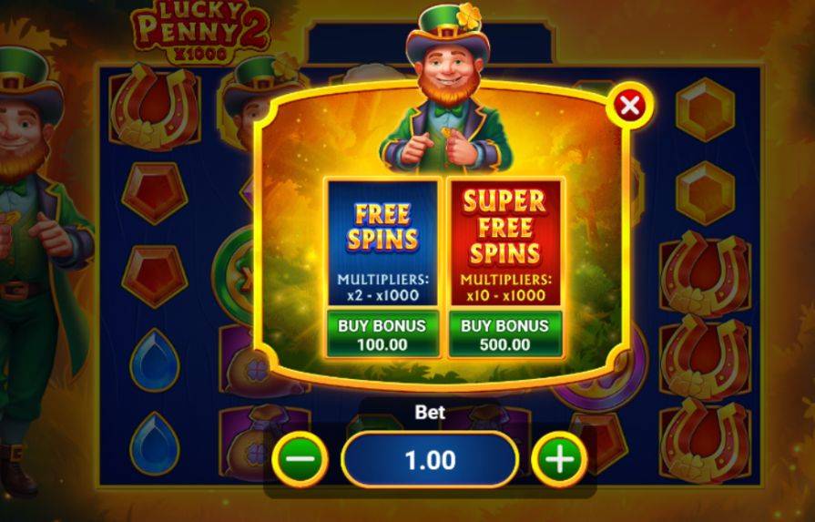 Бонусная игра в слоте Lucky Penny 2