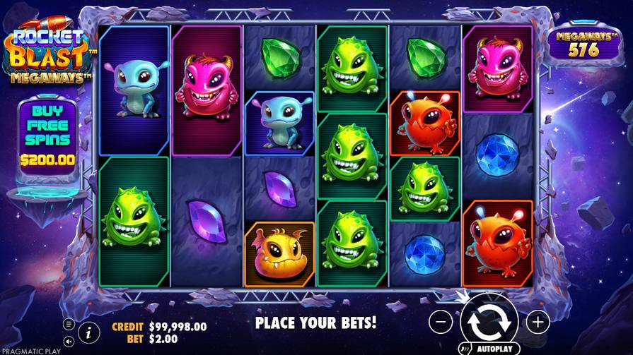Слот Rocket Blast Megaways