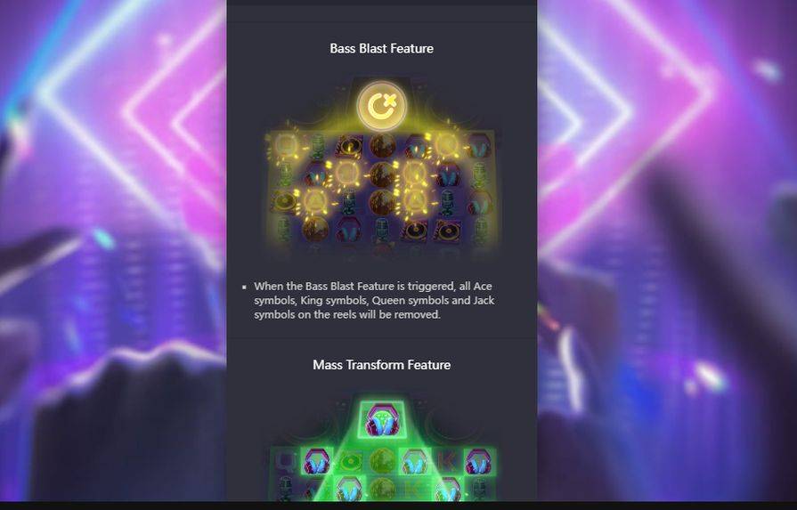 Бонусная игра в слоте Rave Party Fever