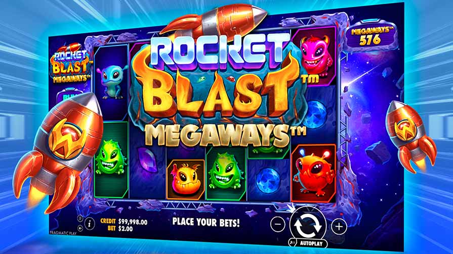 Слот Rocket Blast Megaways — демо