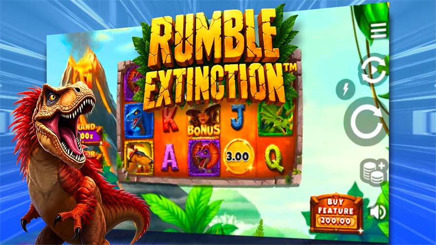 Слот Rumble Extinction — демо