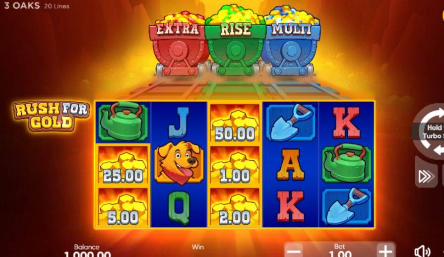 Слот Rush for Gold