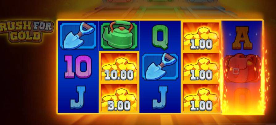Дизайн игры Rush for Gold
