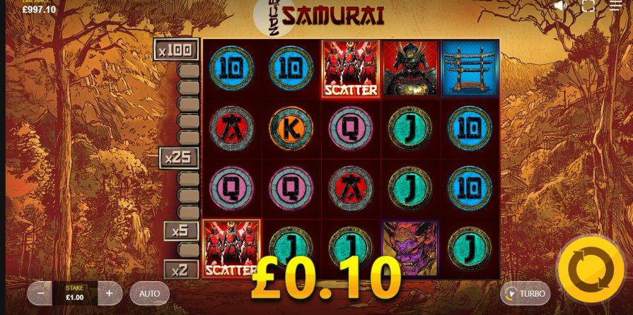 Дизайн игры Samurai Wildz