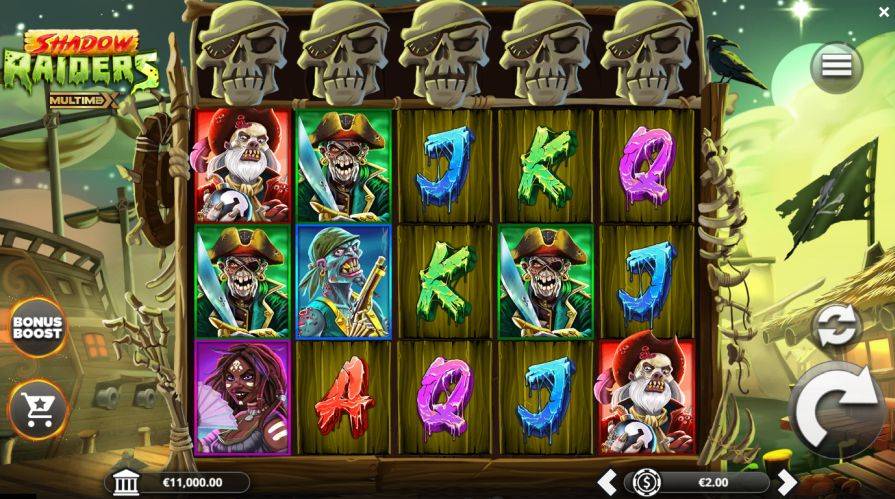 Дизайн игры Shadow Raiders MultiMax